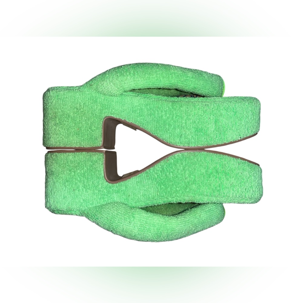 Jeffrey Campbell Y2K Luau Platform Flip Flop Green size 7 - Picture 4 of 5